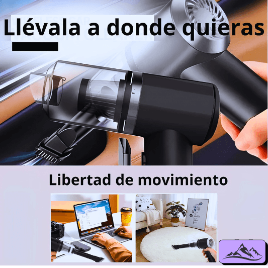 Mini Aspiradora Portátil Recargable Auto
